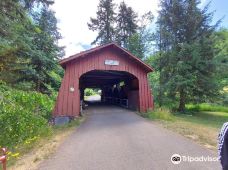Drift Creek Covered Bridge-林肯县