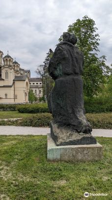 Rihard Jakopič statue-卢布尔雅那