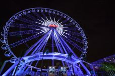 曼谷夜市摩天轮-曼谷-是条胳膊