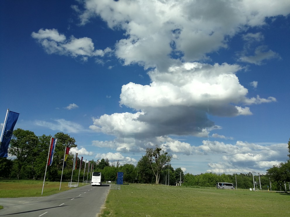 波兰华沙郊区天空