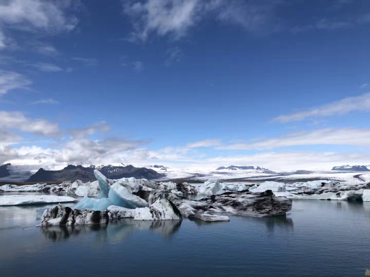 冰岛瓦特纳冰川国家公园游船看冰川景（2018/7）