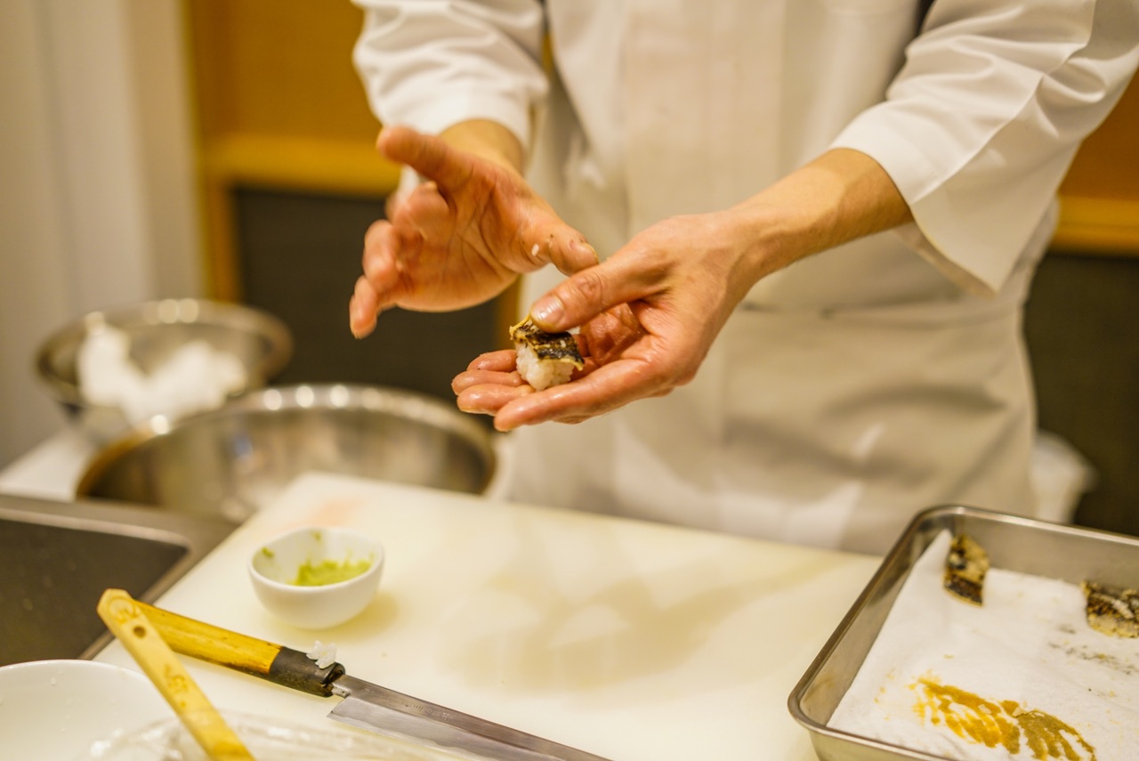 日本怀石料理—现场手工制作