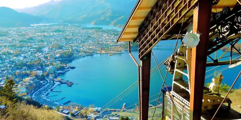 河口湖富士山全景纜車