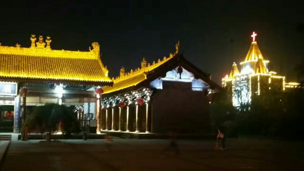 渭南韩城文庙夜景之六
