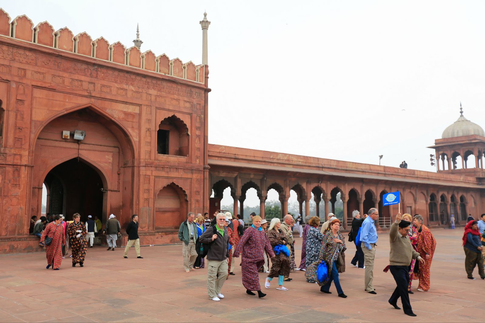 印象印度-贾玛清真寺门前的鞋子风波