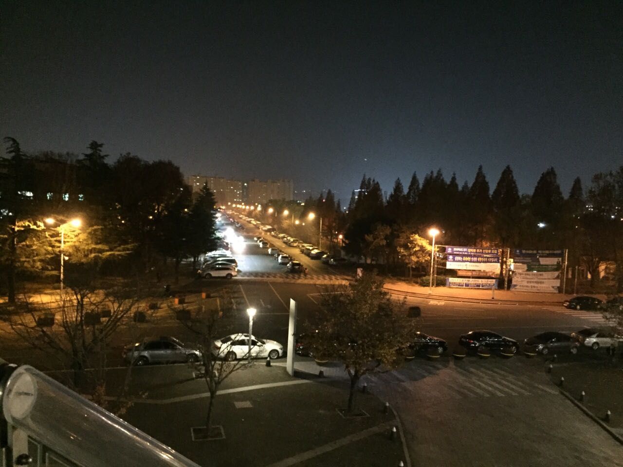 岭南大学夜景