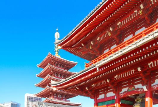日本浅草寺+皇居一日游【City东京广场+东京市区温泉】【当地专业“老司机”，靠谱贴心服务，详细了解日本当地风土人情】