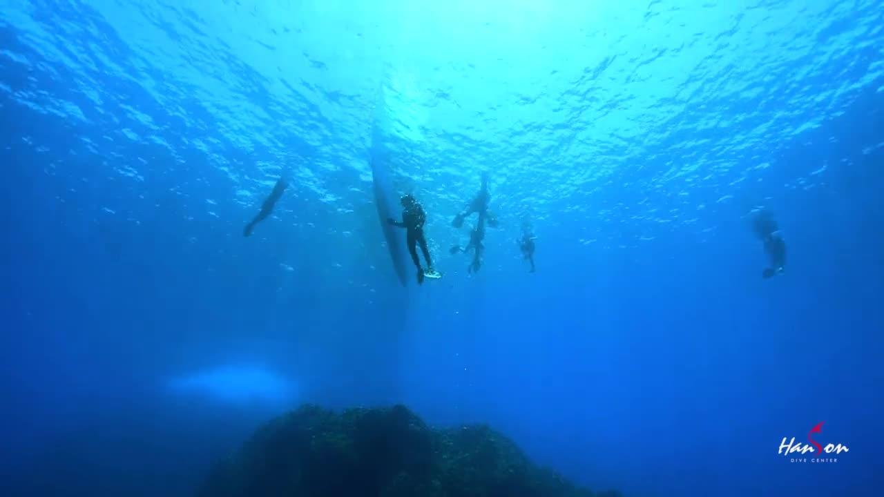 潜水游老挝