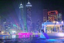 迪拜运河景点图片