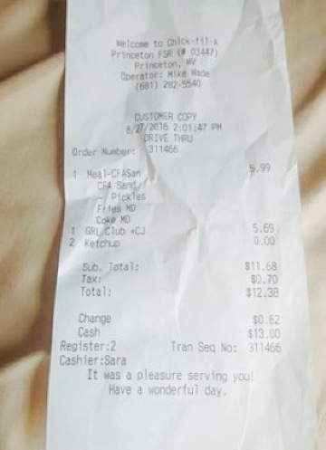 Chick-fil-A餐厅图片