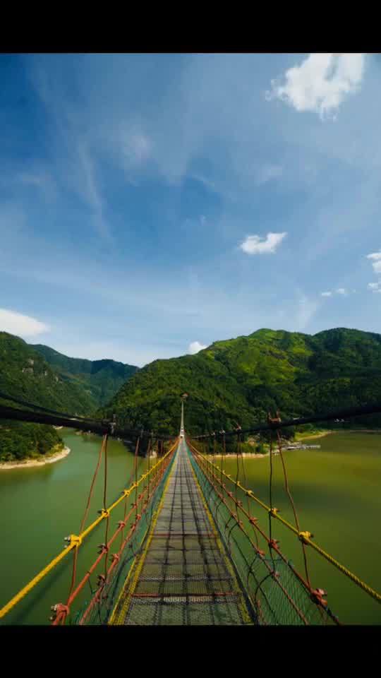 去浙江第二大湖泊温州飞云湖，体验世界最长的铁索桥
