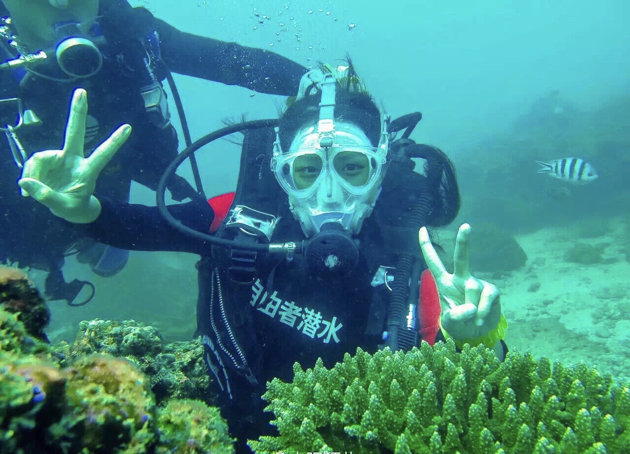 人生要体验一次潜水💕纪念我的第一次深潜！