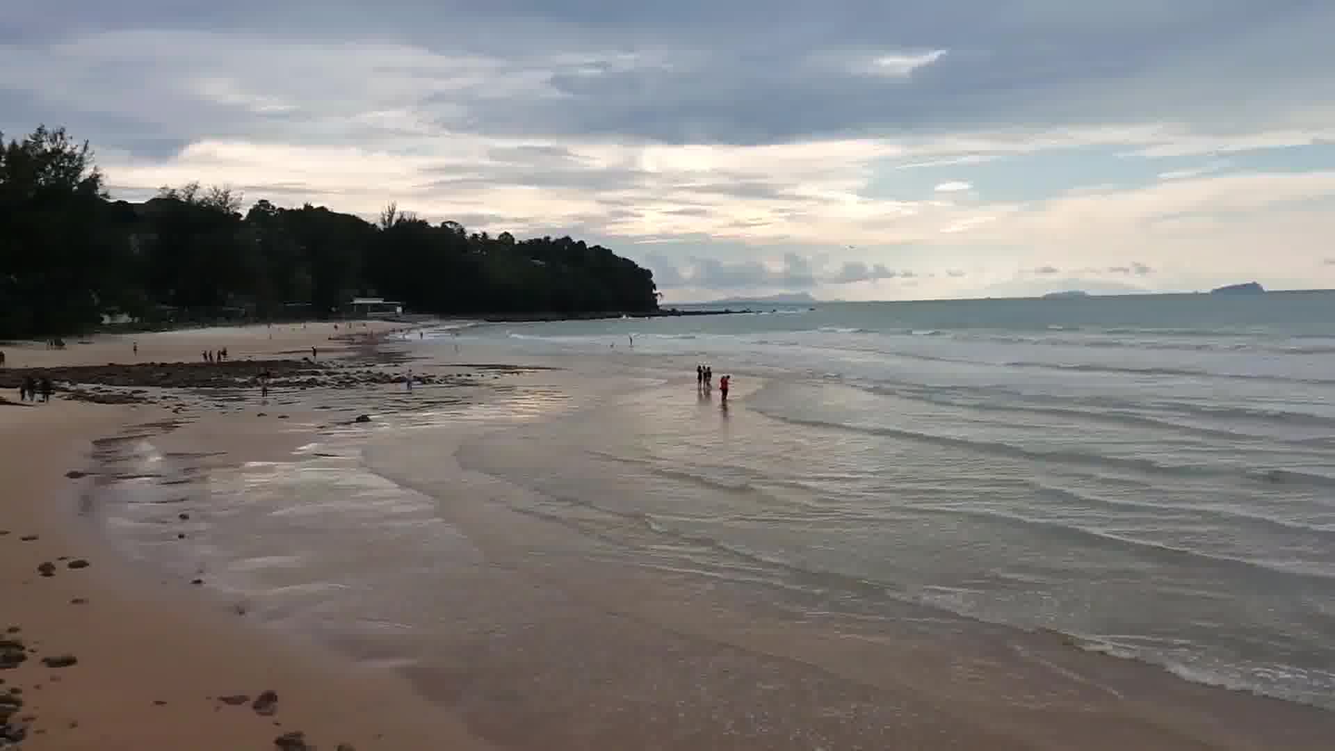 马来西亚古晋，达迈海滩。