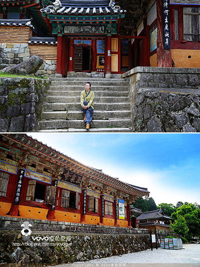去年秋天来到庆尚南道，拜访了是韩国三大古寺之一的陕川海印寺。这次枝繁叶茂的初夏，又来到清幽静谧的固城
