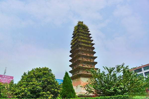洋县开明寺唐舍利塔