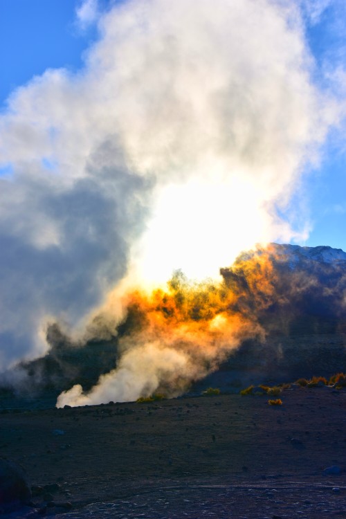 走南美之42:观赏智利火山口的壮丽奇观