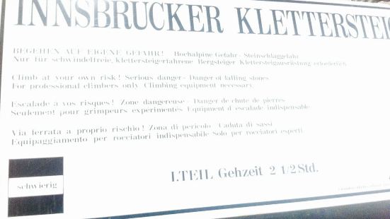 Klettersteig Innsbruck