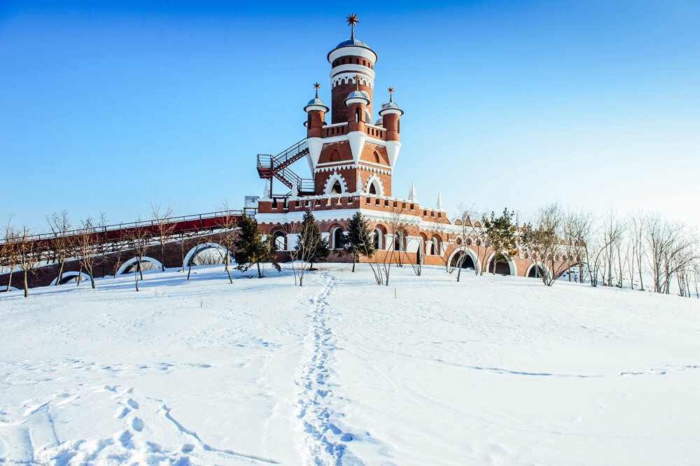 哈尔滨伏尔加庄园的俄罗斯式之冬！