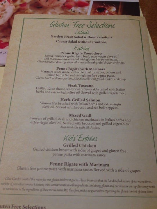 Olive Garden Italian Restaurant Travel Guidebook Must Visit