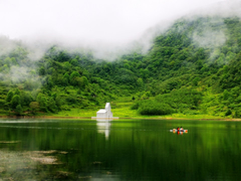 石棉游记图片] 独孤游记：浮云海子 -- 云端之上，恍如仙境