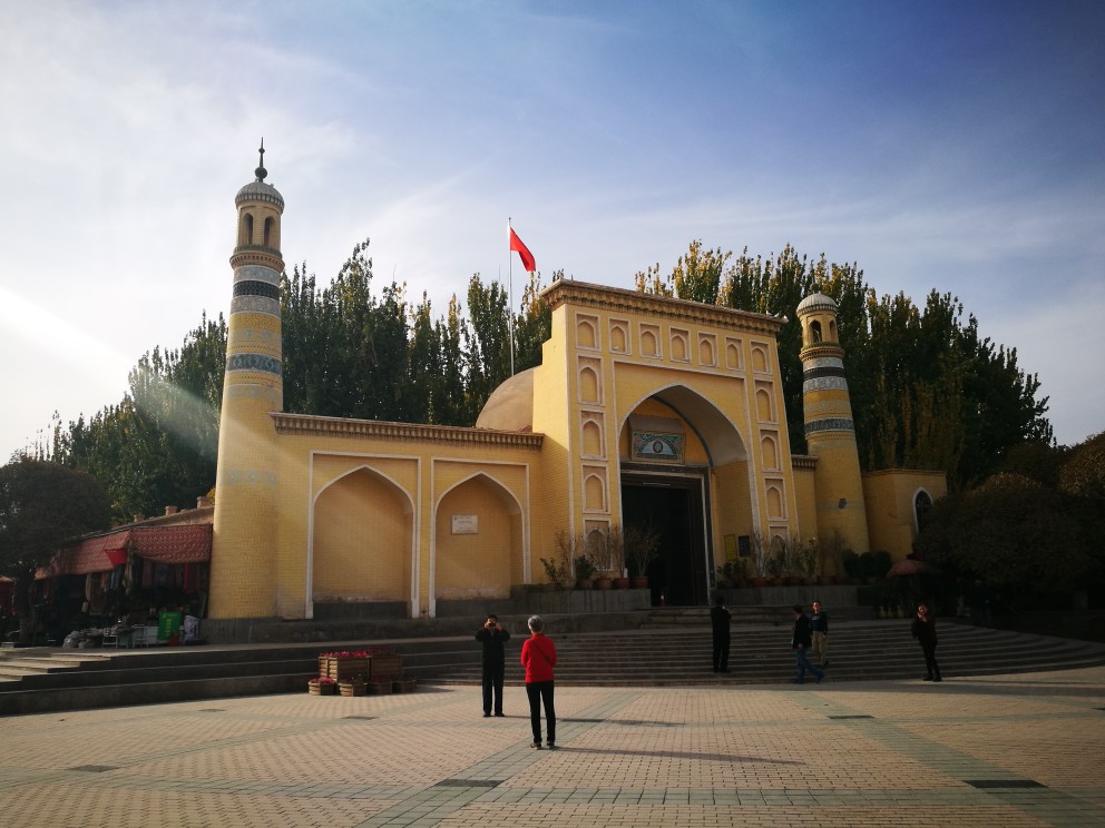艾提尕尔大清真寺，新疆最大的清真寺！