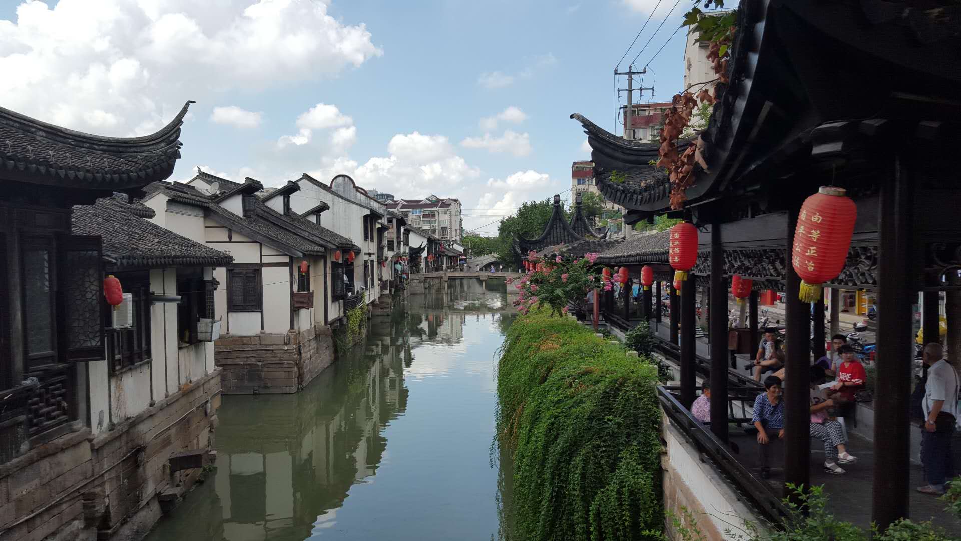 《曲院风荷话南翔》 南翔是建于五代时期的千年古镇，上海市四大历史文化古镇之一。老街上的云翔寺始建于南