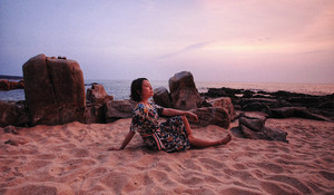 昌江游记图文-中国最美西海岸原来在棋子湾 这里有太阳西沉“落海”奇景