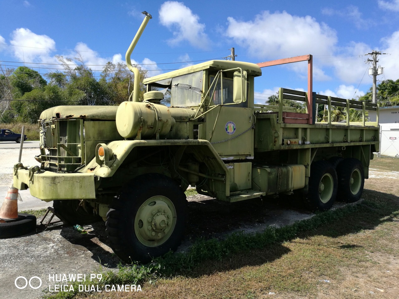关岛第二次世界大战后用的运输车