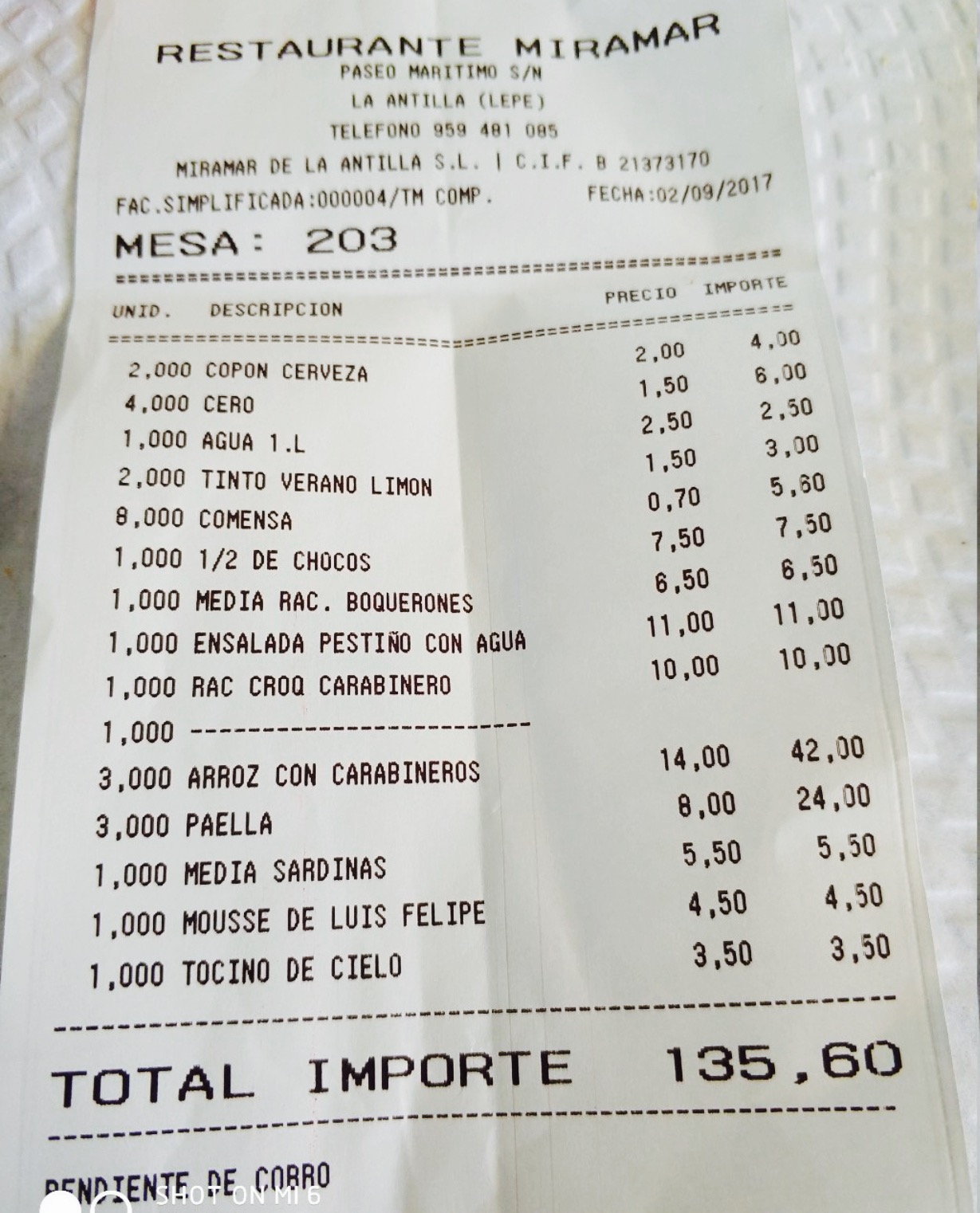 Restaurante Miramar餐厅图片