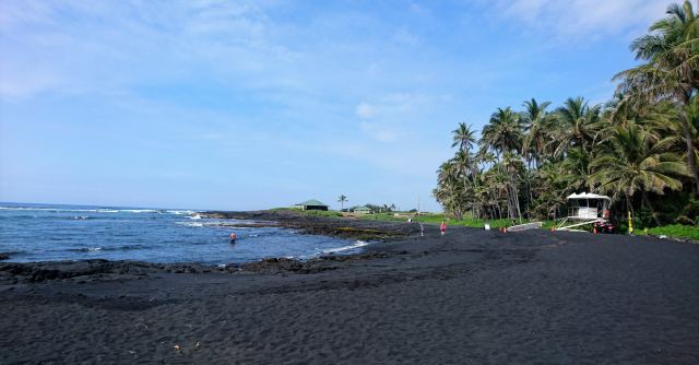Punaluu Black Sand Beach