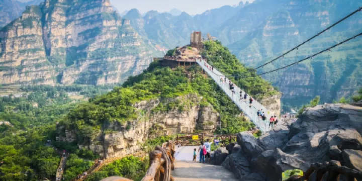 十渡誓言玻璃棧道