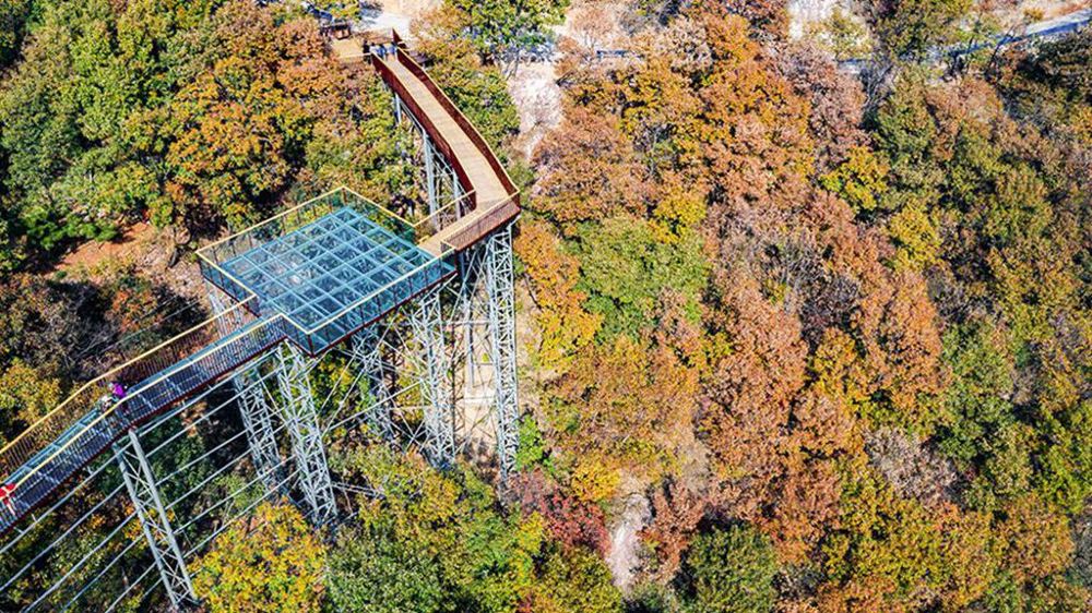 登封大熊山摘星楼风景区一日游挑战高空云上水滑自驾门票