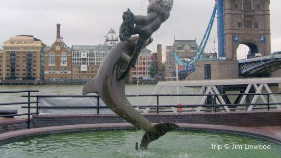 Girl with a Dolphin Fountain