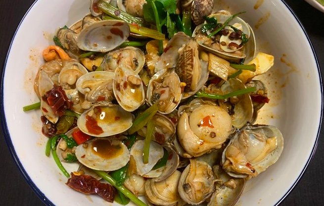 辣炒花蛤