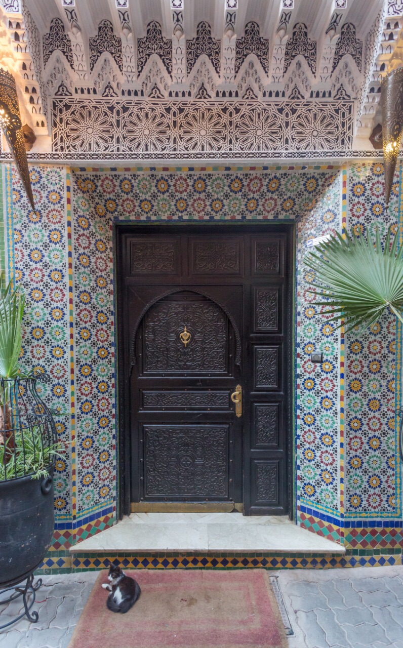 摩洛哥各式各样的门