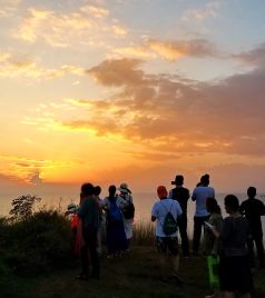 明仕田园游记图文-邂逅夕阳的日子