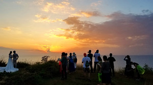 北海银滩旅游度假区游记图文-邂逅夕阳的日子