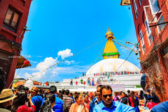 加德满都游记图片] 全世界最大佛塔位于尼泊尔，紧连中国西藏，已列入世界遗产