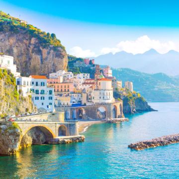 意大利那不勒斯庞贝古城索伦托波西塔诺阿马尔菲一日游中文包车