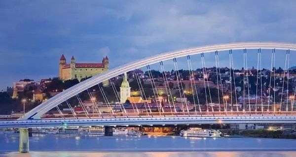 多瑙河上的中国桥