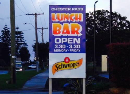 Chester Pass Lunch Bar