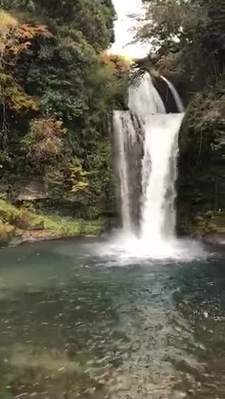 日本九州瀑布