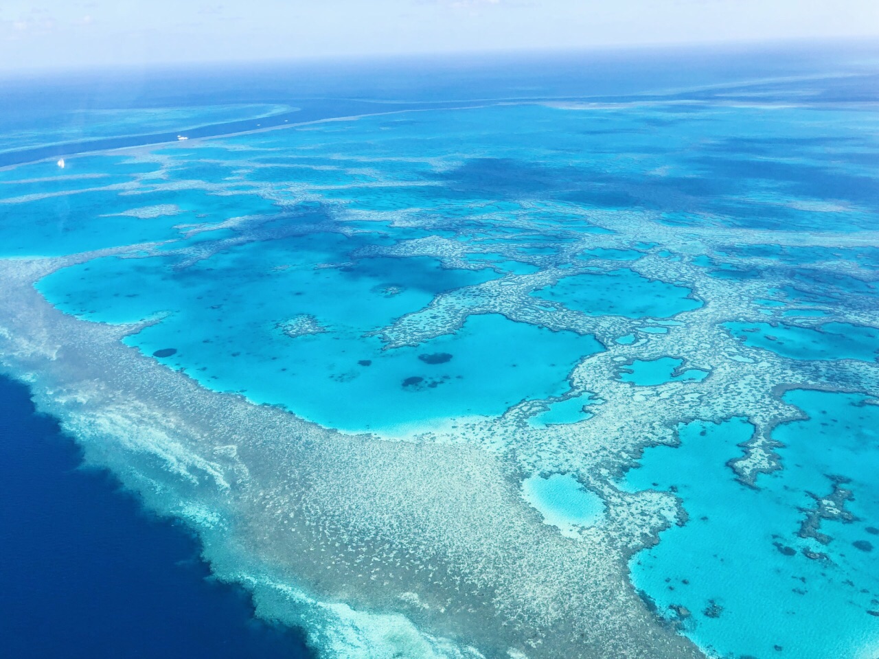#元旦去哪玩 世界上最美的心型大堡礁