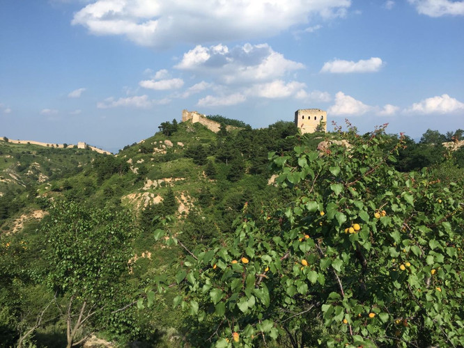 航拍保定境内的一段明代长城 --浮图峪长城