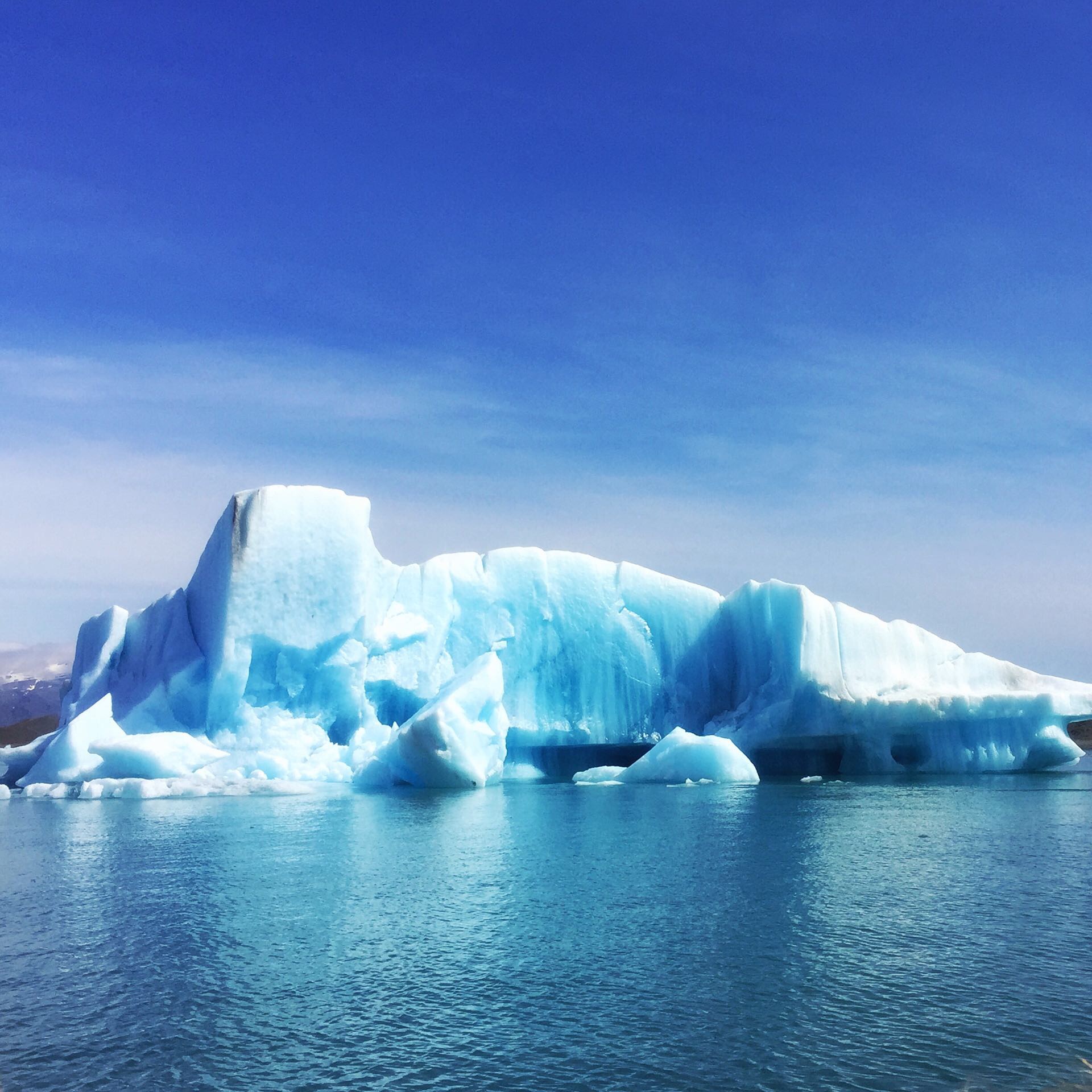 冰岛之“冰”——醉蓝冰湖