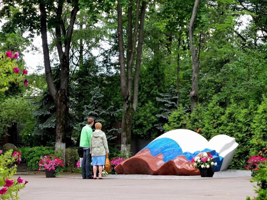 他们长眠在莫斯科的新圣女公墓