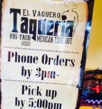 El Vaquero Taqueria