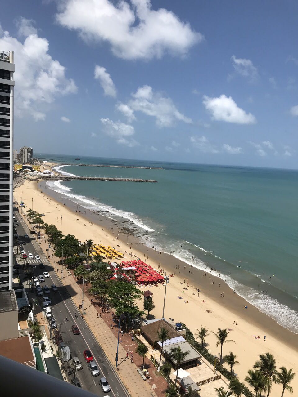 Fortaleza漂亮的海岸线