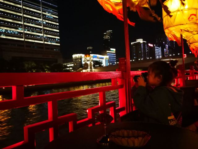 珠江夜遊天字碼頭