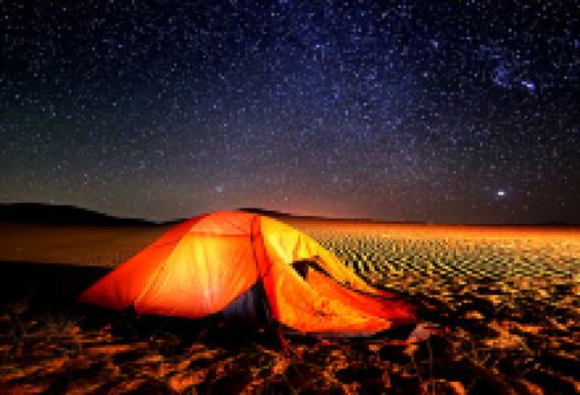 七星湖沙漠生态旅游区景点图片